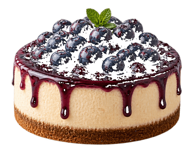 Blueberry cheesecake